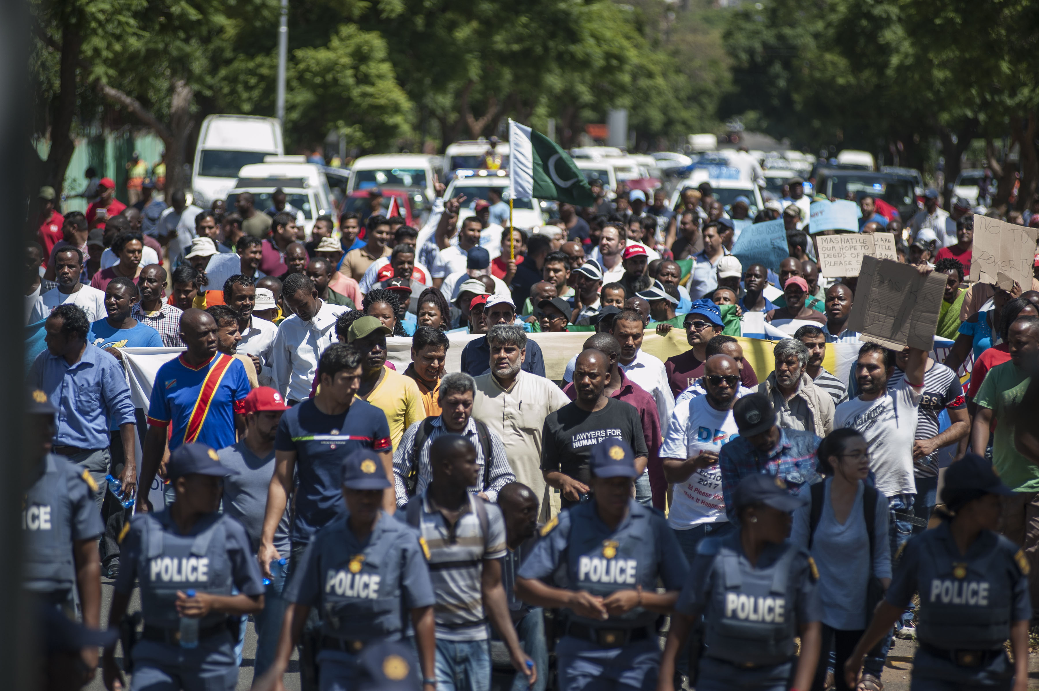 Presidency refuses to accept memo from anti-xenophobia protest | GroundUp